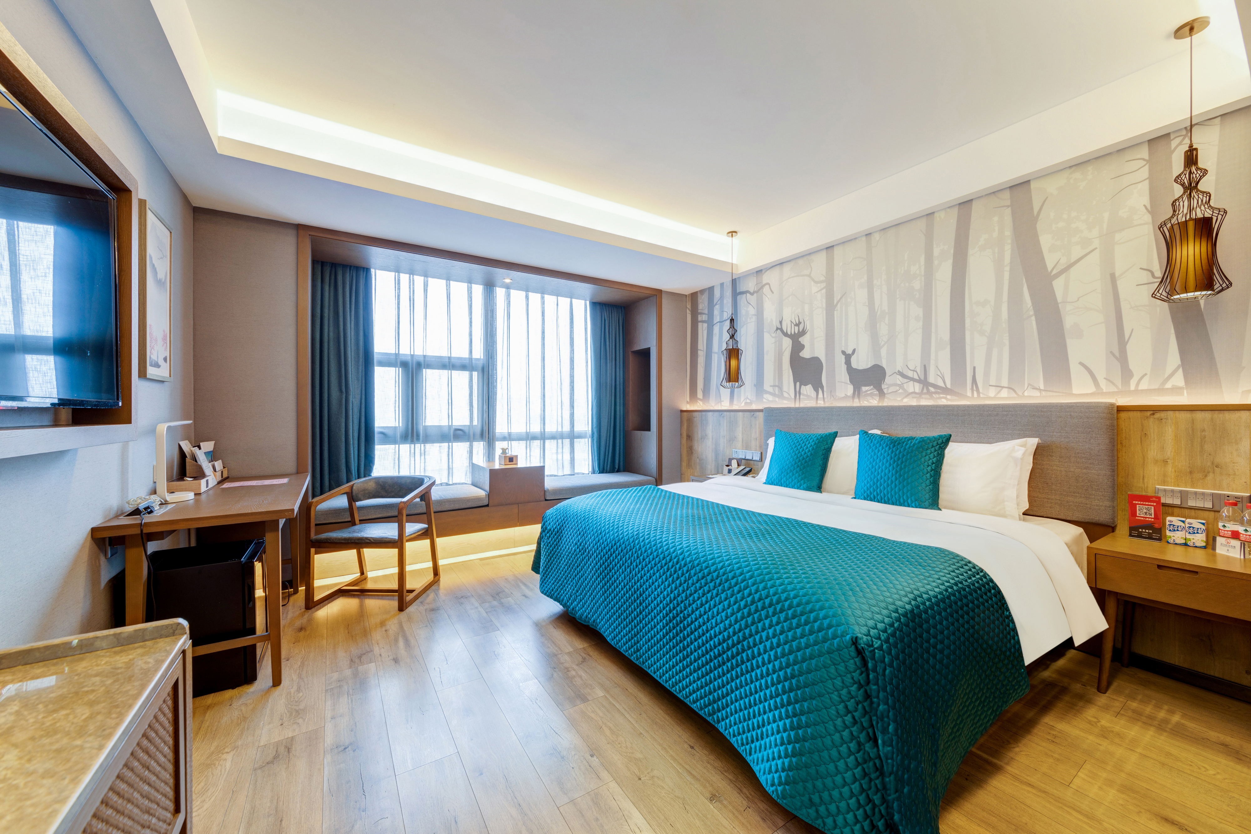 MEHOOD LESTIE Hotel (Xi'an Daming Palace Xishi Library Subway Station)Over view