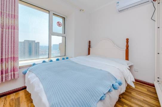 青岛月租优惠-李沧万达&青银高速万达悦公馆舒适两居公寓