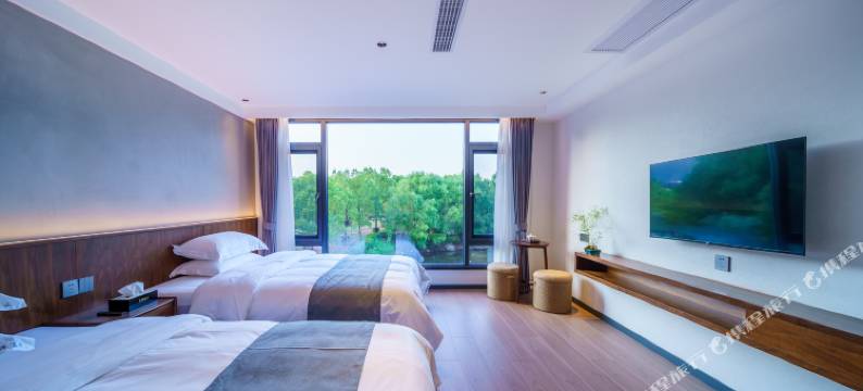 武夷山月伴溪水茶宿图片