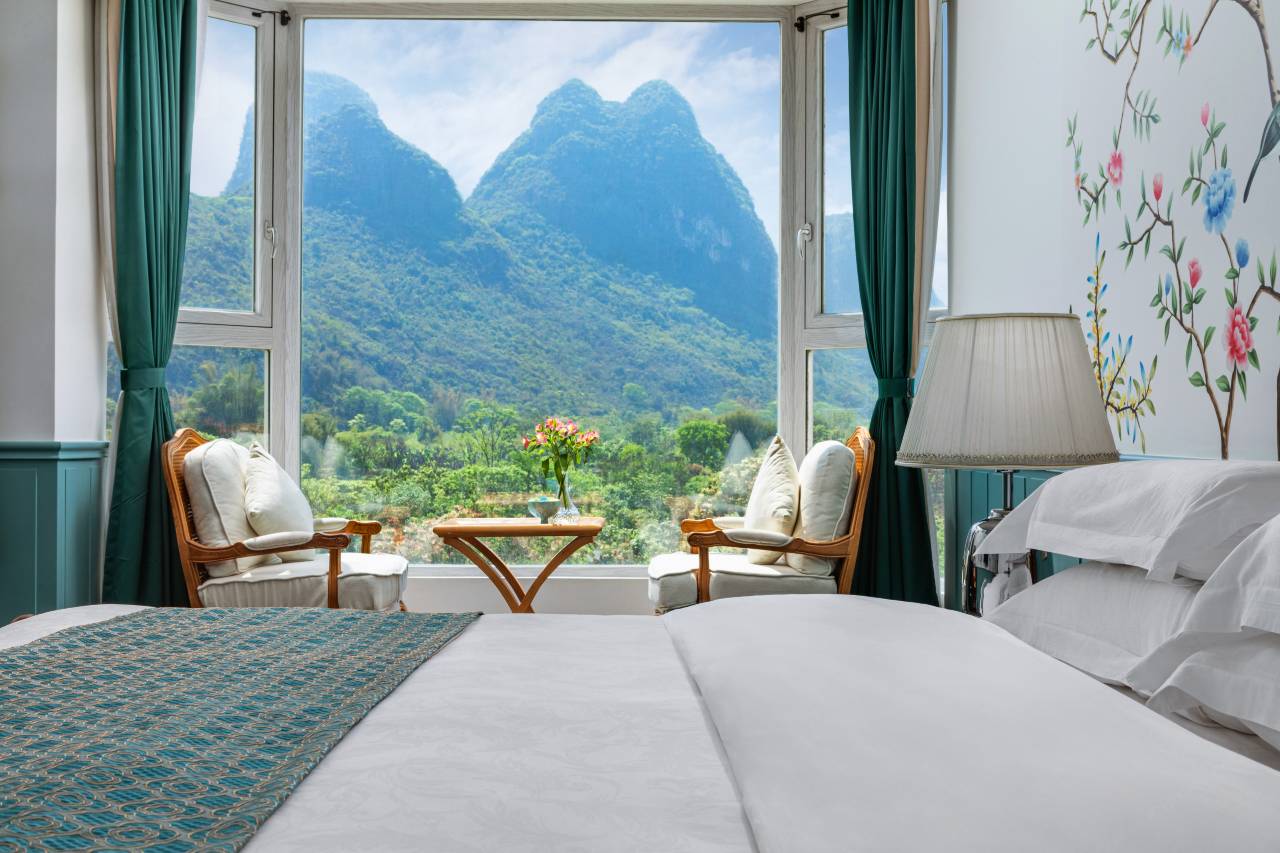 桂林阳朔遇龙河城堡(遇龙河店)图片