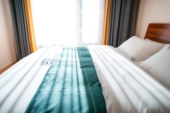 松花湖北纬43°雪景公寓