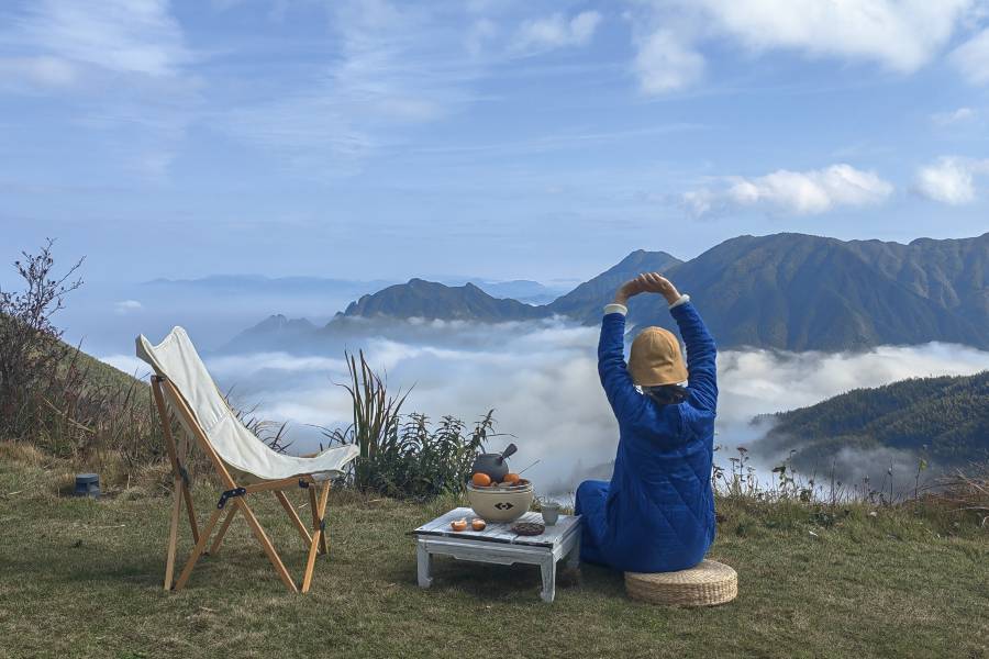 梯田牧雲·雲上五天·雲海山居親子度假美宿(七星墩觀景台店)