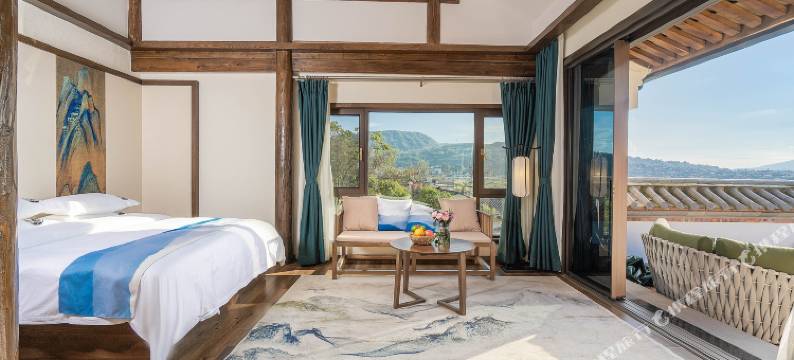 腾冲云喜丨温泉泡池·山野极景丨轻奢度假庭院图片