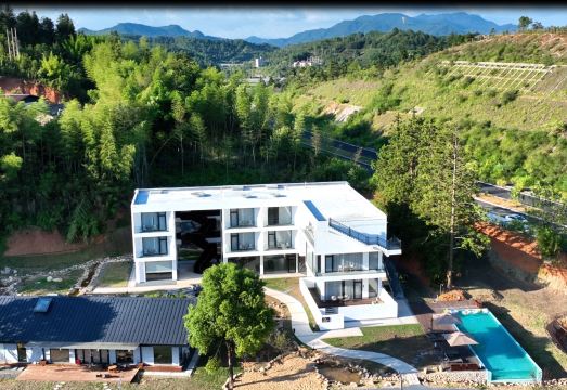 Wuyishan  Le Yin Shan Li Guesthouse over view