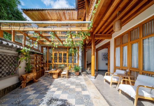 沙溪古镇一朵云客栈外景图