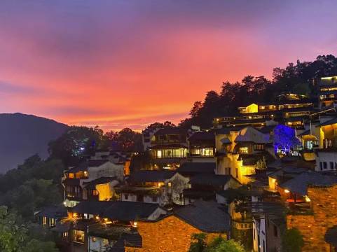 婺源篁岭.雾隐山岚宋式高端山谷美宿图片