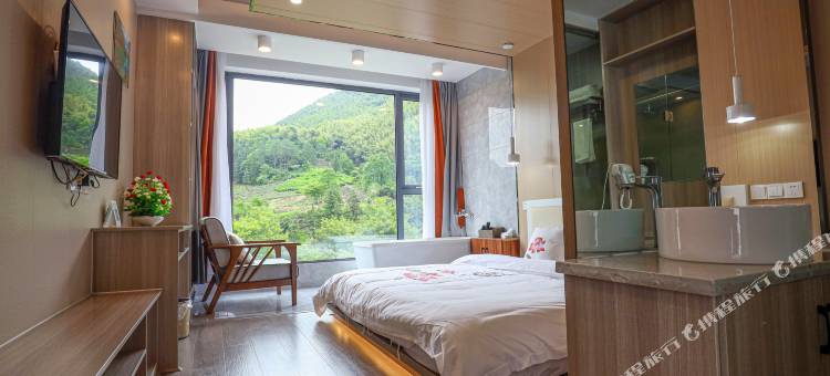 溪上陌下·新中式180°轻奢设计师亲子度假美宿(水墨汀溪风景区店)图片