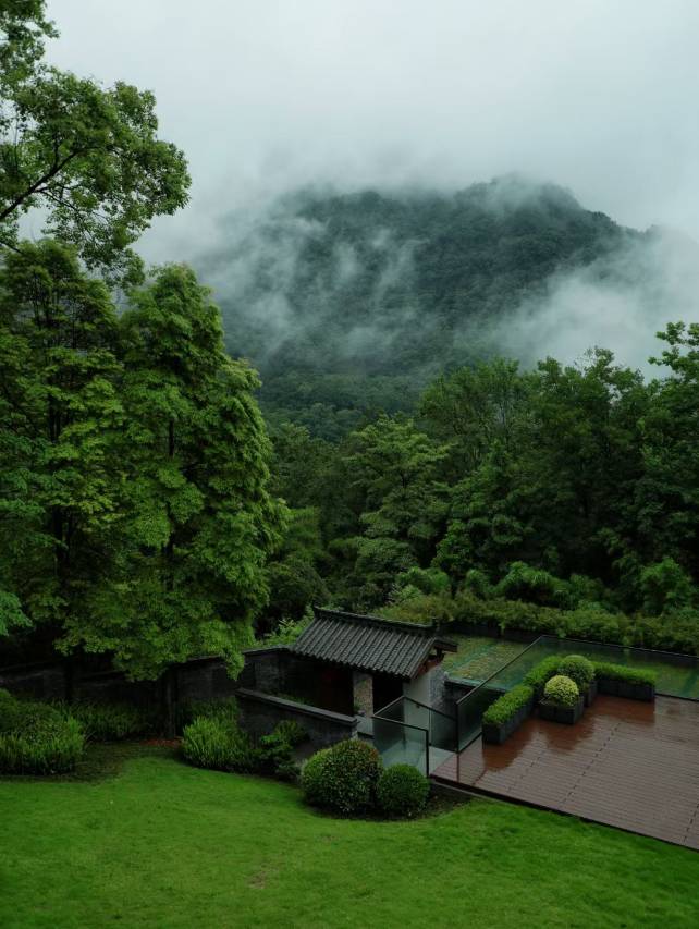 青城山无境山居图片