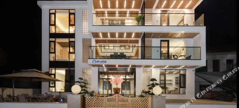 乐水阁・溪畔木舍|中式典韵观川露台美宿(桐庐龙鳞坝店)图片