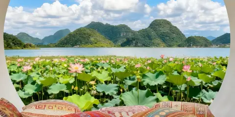 普者黑•非你莫屬ONLY•SPACEDESINGN網紅湖景民宿(普者黑風景區店)