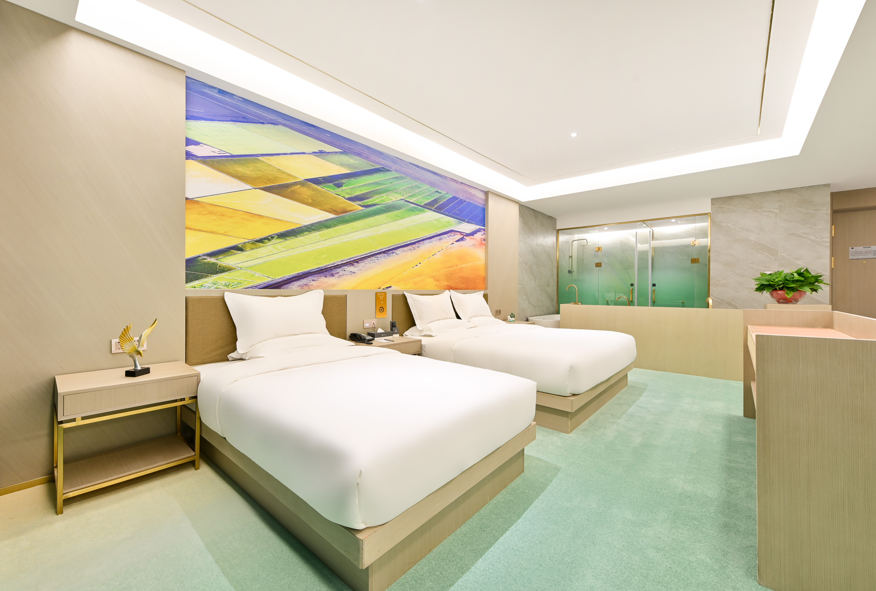 Haixi Prefecture Sky Mirror Vista Hotel (Da Qaidam Feicui Pedestrian Street) Over view