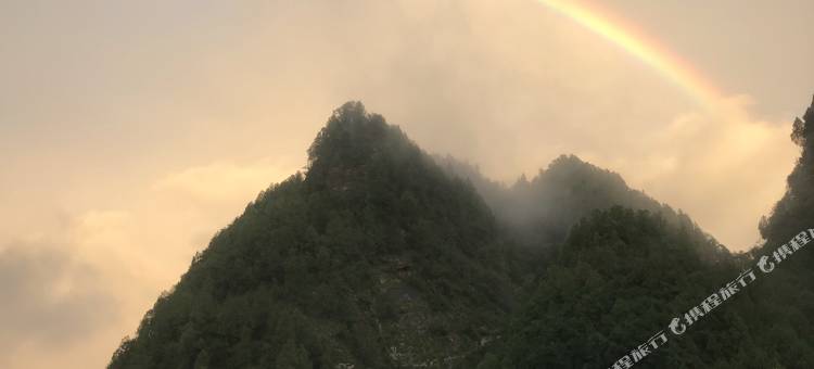 宝鸡九龙山锦园客栈山景别墅图片