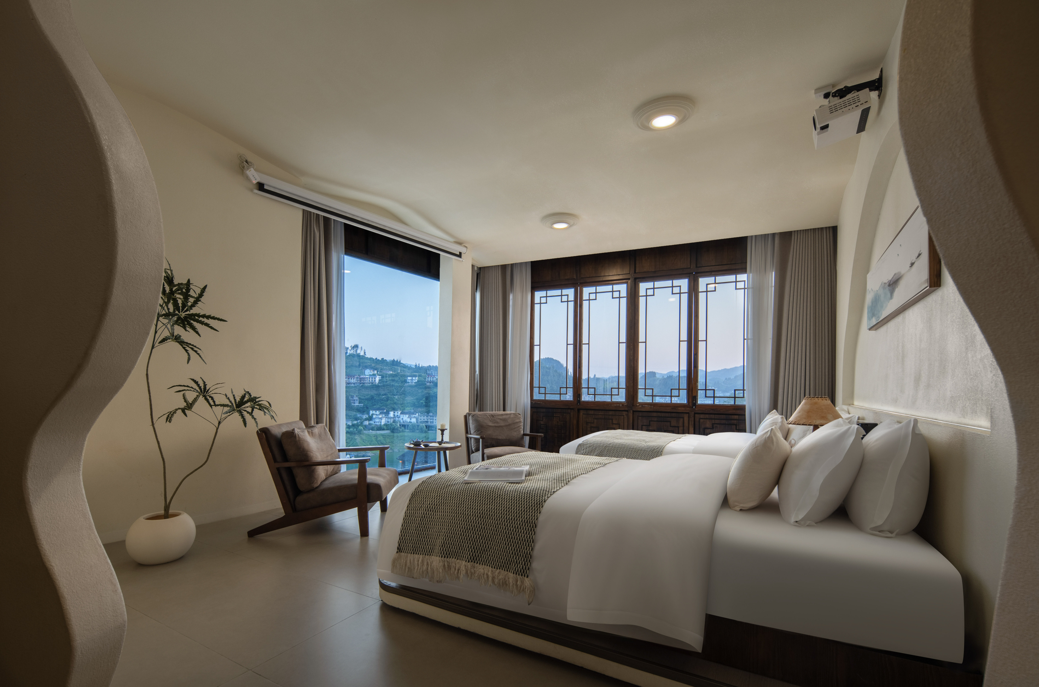 Furong Town Flower Waterfall Bay HomestayOver view