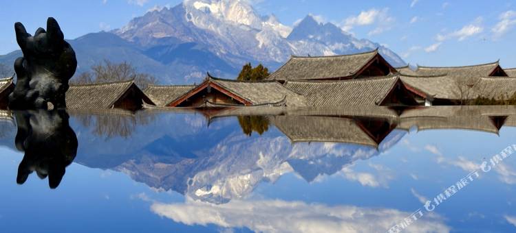 在山也·SANYEL日照金山观雪山古城全景美宿(丽江古城大水车店)图片