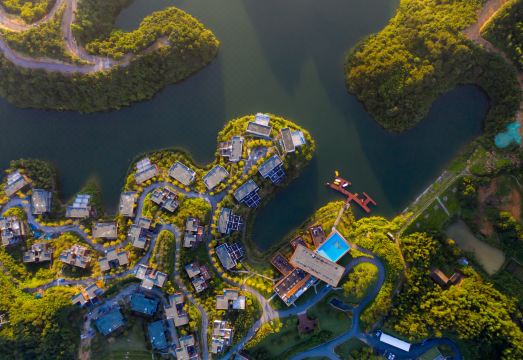 杭州乐活岛度假酒店外景图