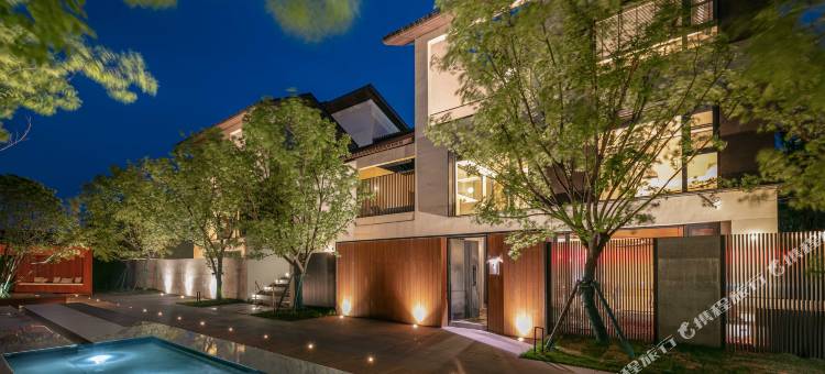 太白山安晚私汤美宿图片