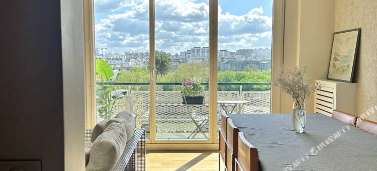 巴黎塞纳河畔河景铁塔景观家庭公寓(Apartment with eiffel tower and Seine view Blériot)图片