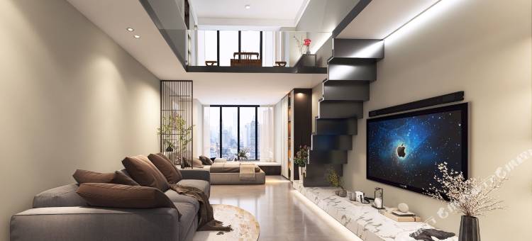 岸边Loft海景影院公寓图片