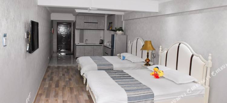 延边延大学仕园双大床房(电梯空调密码4人间)公寓(公园路分店)图片