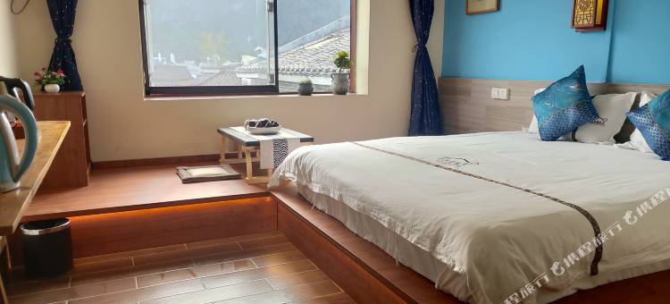 黄姚古镇座景观天全景客栈图片