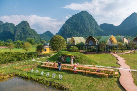 森林帐篷营地(阳朔十里画廊遇龙河店)携程酒店阳朔酒店香草森林帐篷营