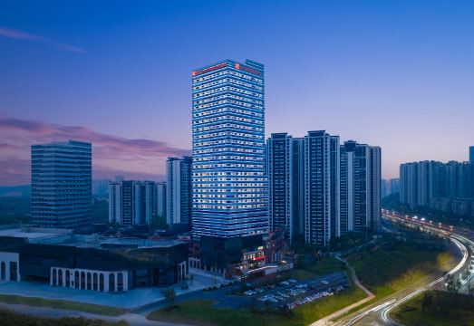 自贡高新绿地希尔顿花园酒店外景图