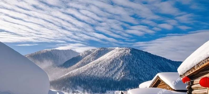 寻见•文强家丨SnowyPineHillCabinX观雪景民宿(二浪河风景区店)图片