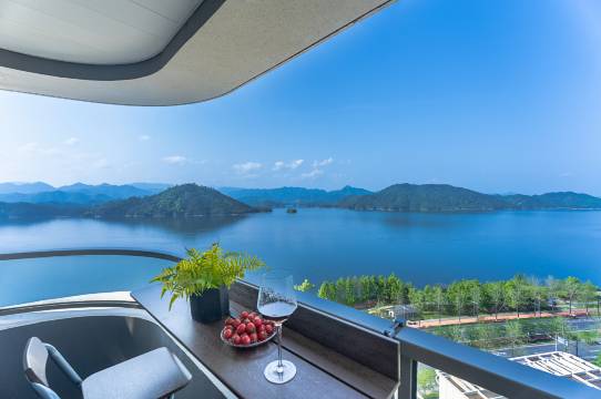 千岛湖中心湖区湖滨悦享两卧一厅LOFT湖景公寓