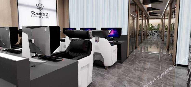 荧光电竞酒店图片