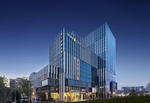 杭州钱江新城希尔顿惠庭酒店外景图