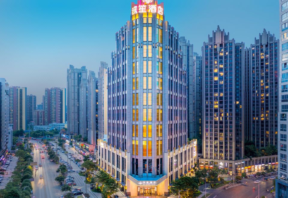 白马峪温泉康养度假区外景图
