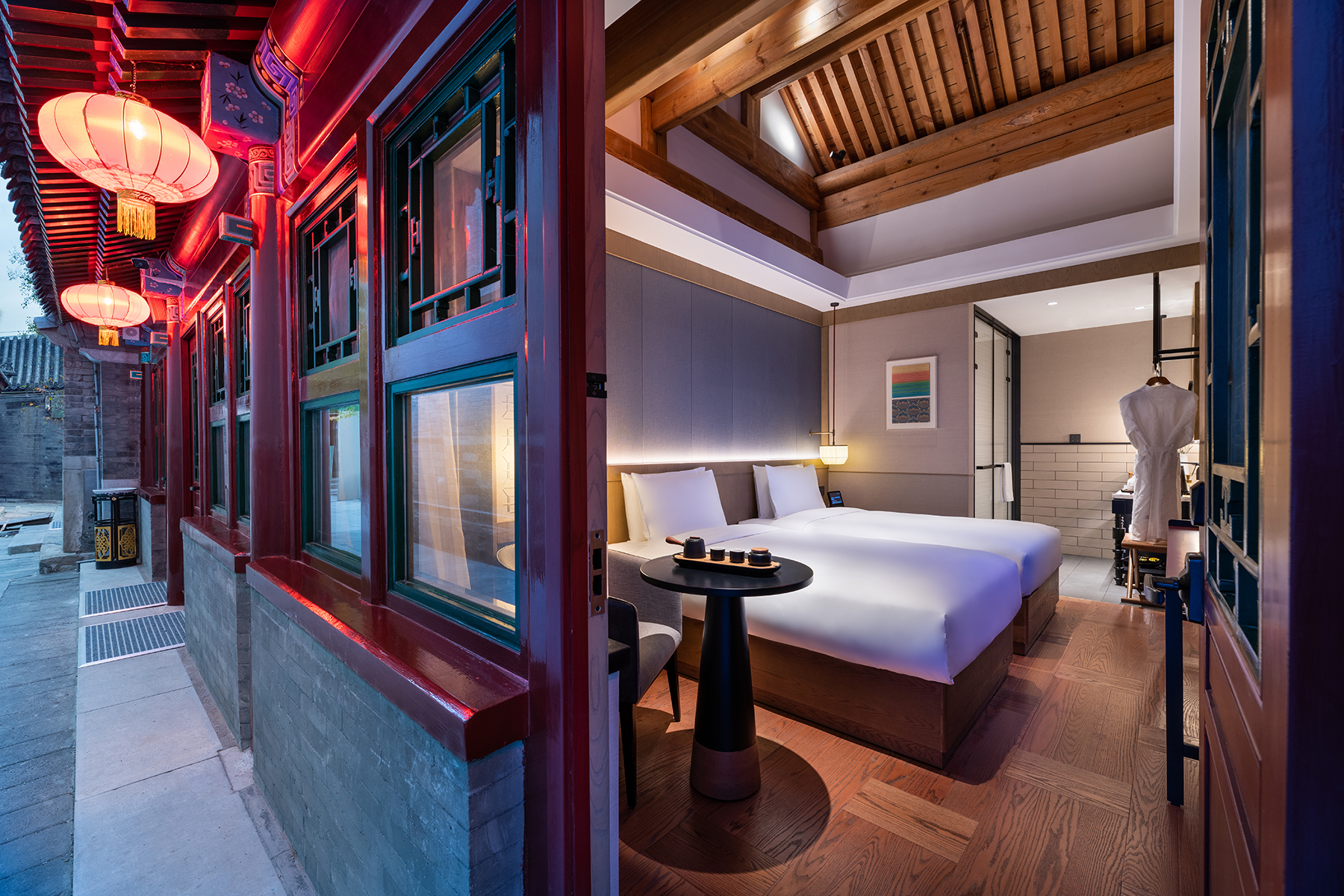 Beijing Gulou courtyard MANXIN Hotel Over view