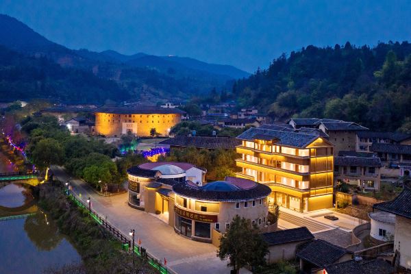 选择房间装修:2021民宿位于福建土楼客家民俗文化村,福建土楼客家民俗