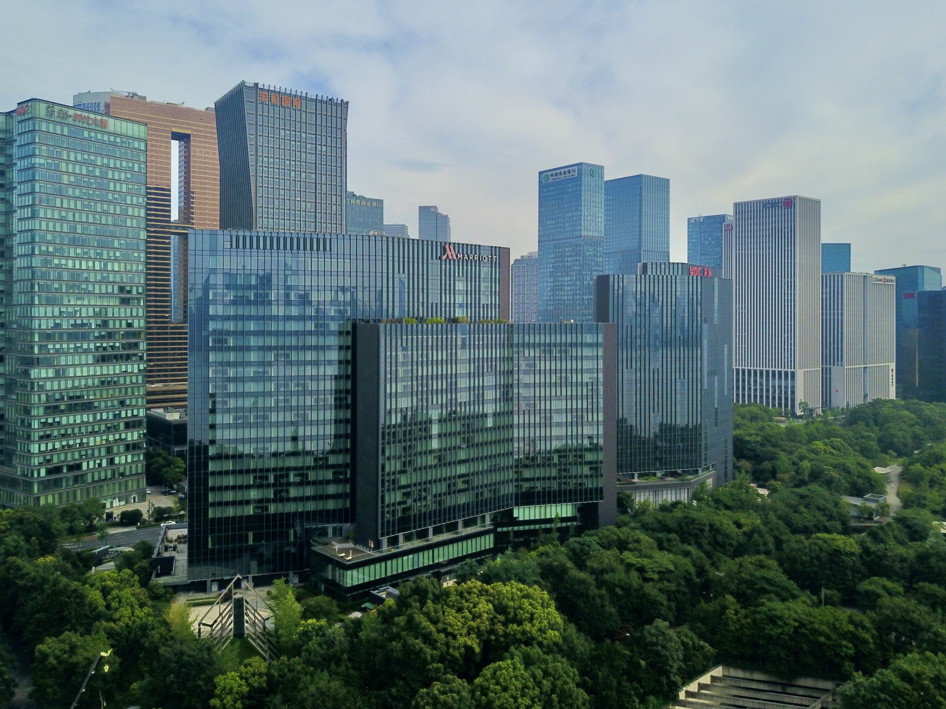 Hangzhou Marriott Hotel Qianjiang Over view