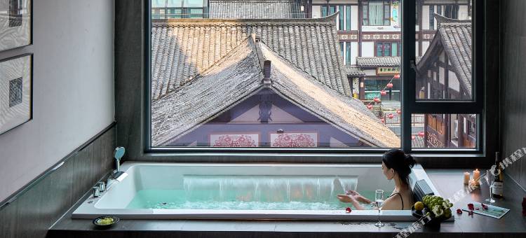 乐山L私汤江景酒店·City Vacation(乐山张公桥东大街美食街店)图片