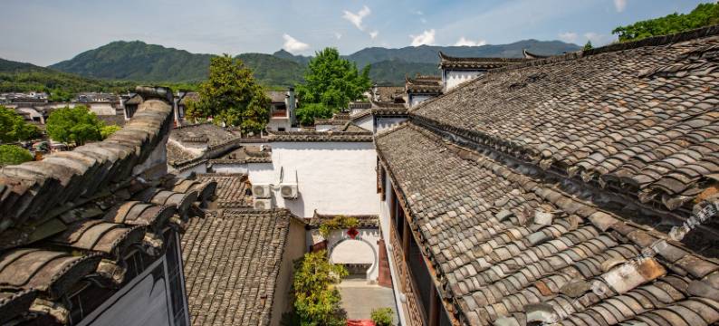 宏村临月楼徽派庭院民宿图片