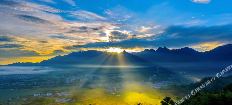 九华山闲居小院图片