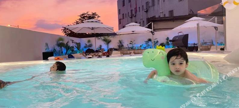 长沙什么柠檬泳池度假民宿图片