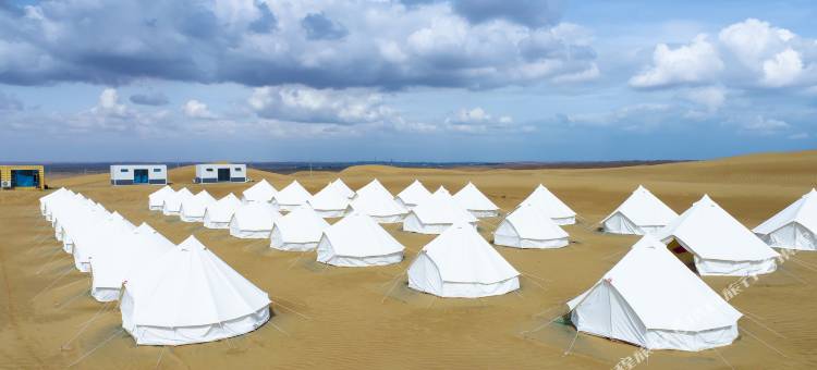 大漠星空沙漠露营地图片