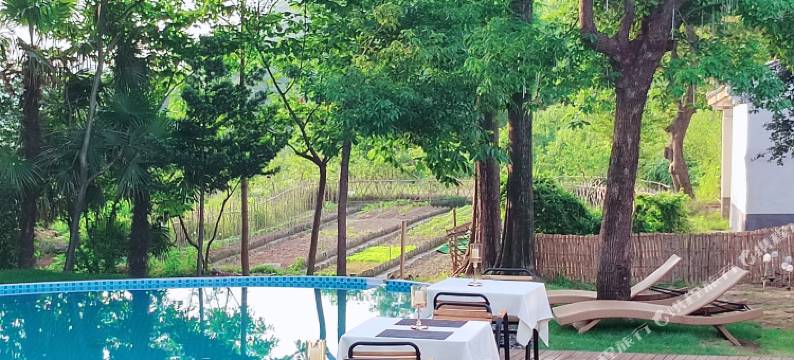 庐江冶父山水色哈庐亲子度假泳池民宿图片