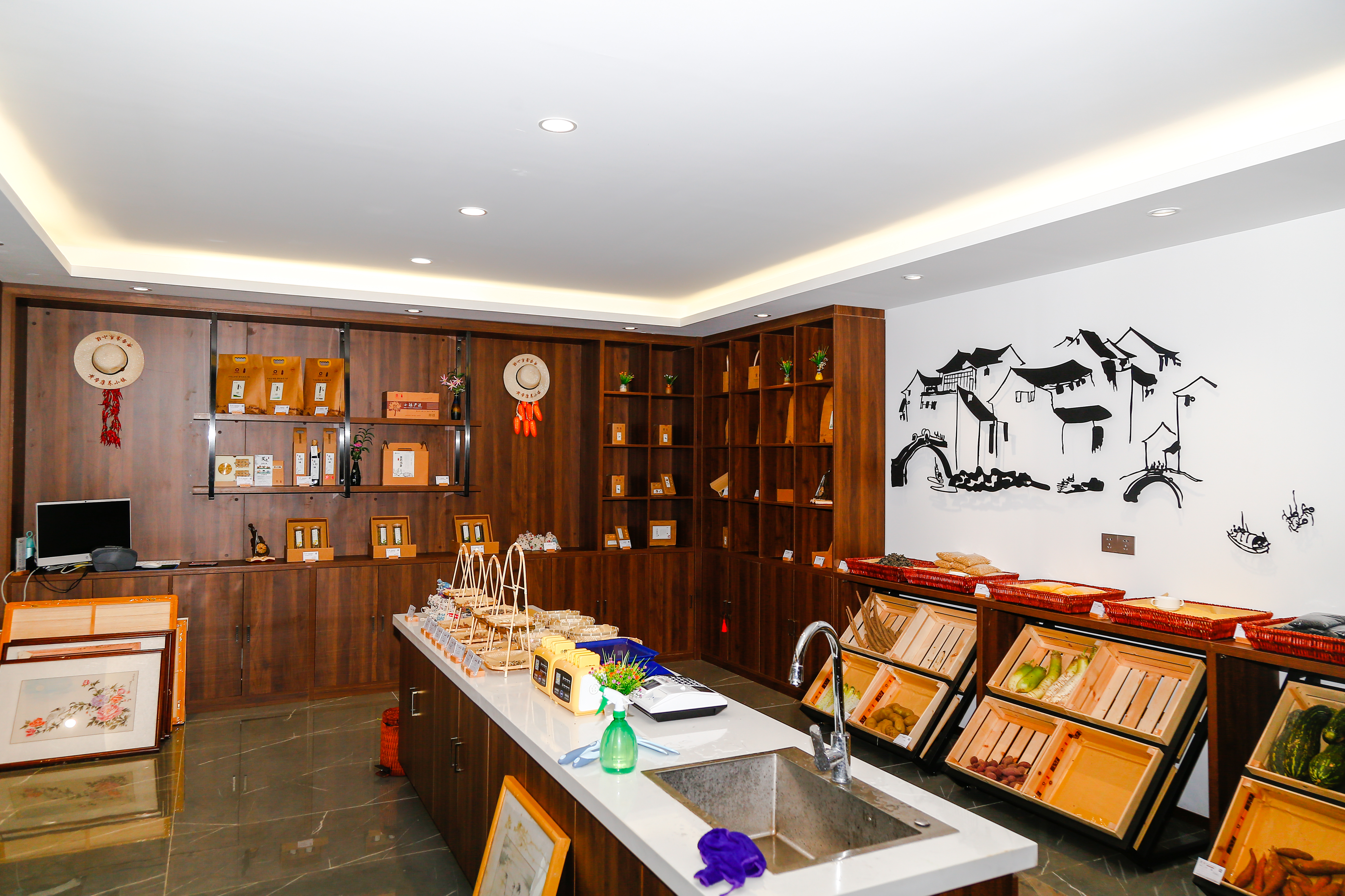 Huangdi health resort RV camping baseOver view