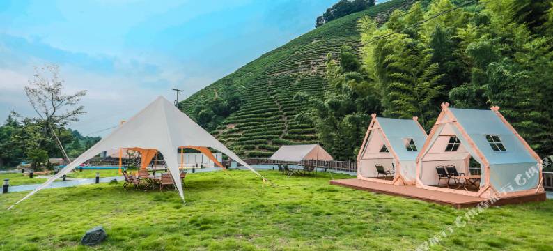 安吉茶韵·茶坞溪畔秋千溯溪泳池亲子度假美宿图片