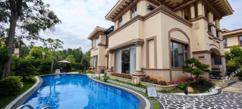 广州增城锦绣健康山谷泳池温泉别墅图片