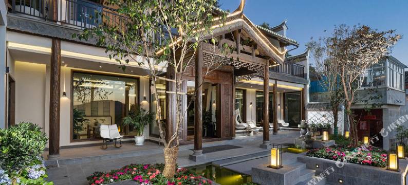 腾冲云喜丨温泉泡池·山野极景丨轻奢度假庭院图片