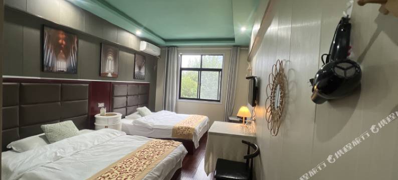 青天河竹林农家图片