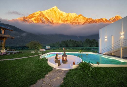 山上柿季·隐与世雪山民宿外景图