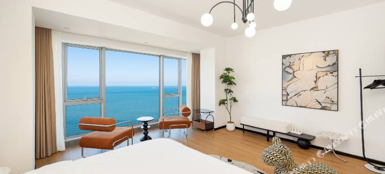 烟台•海阁云舍｜SeaviewWwmmProjectionRo定制感民宿(滨海广场店)图片