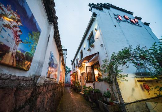 兰溪诸葛八卦村澹明轩民宿外景图