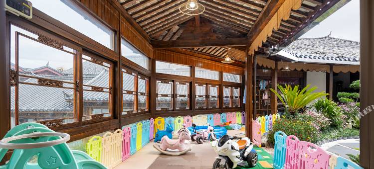 东方花园·中式美学观雪山咖啡美宿丨静谧花园(丽江古城大水车店)图片
