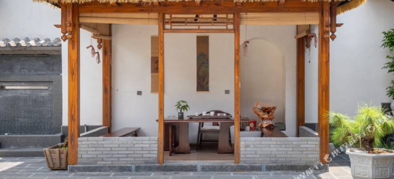 悠闲居小院图片